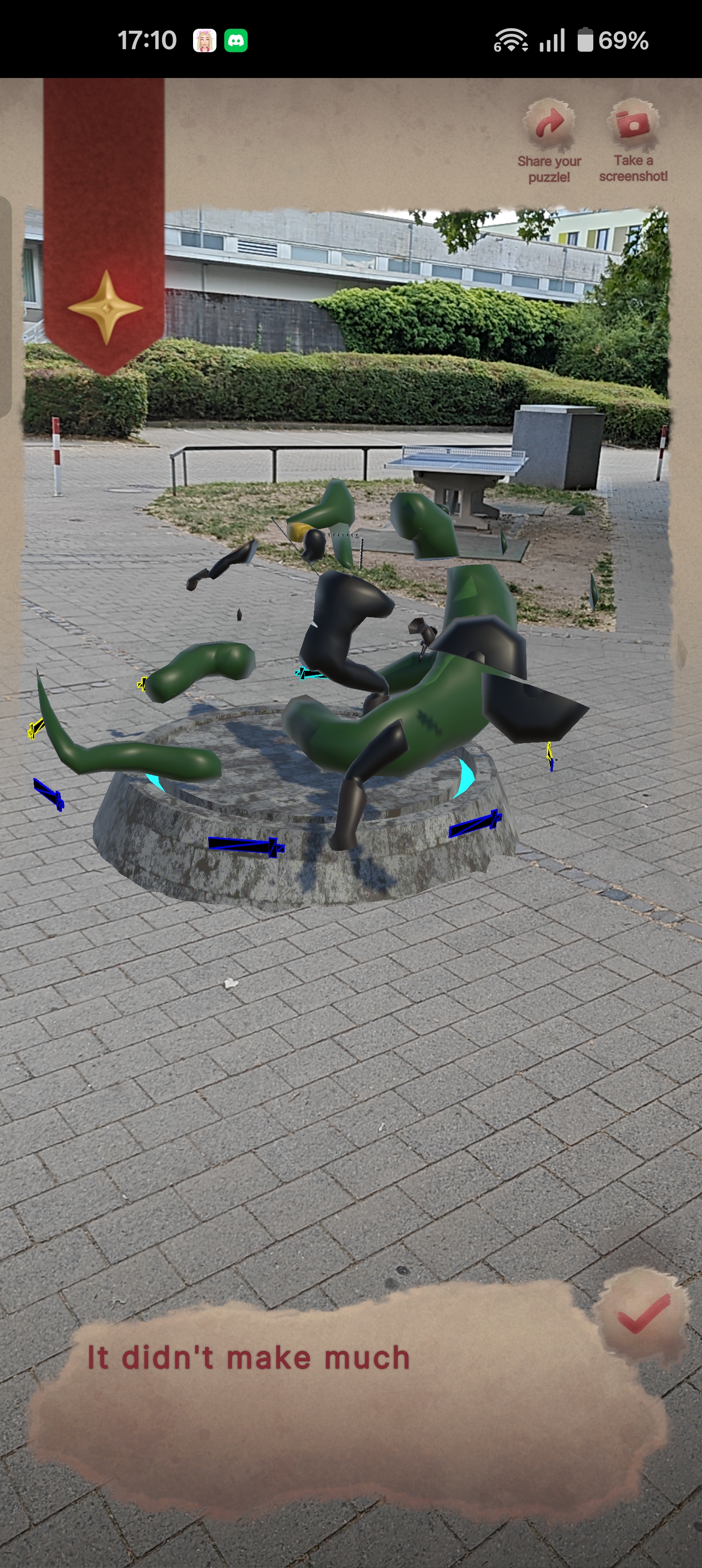 AR Anamorphic Puzzle